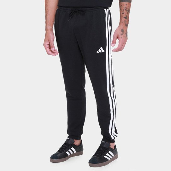 Calça Adidas French Terry 3 Listras Masculina