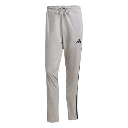 Calça Adidas Moletom Single Jersey 3 Listras Masculina