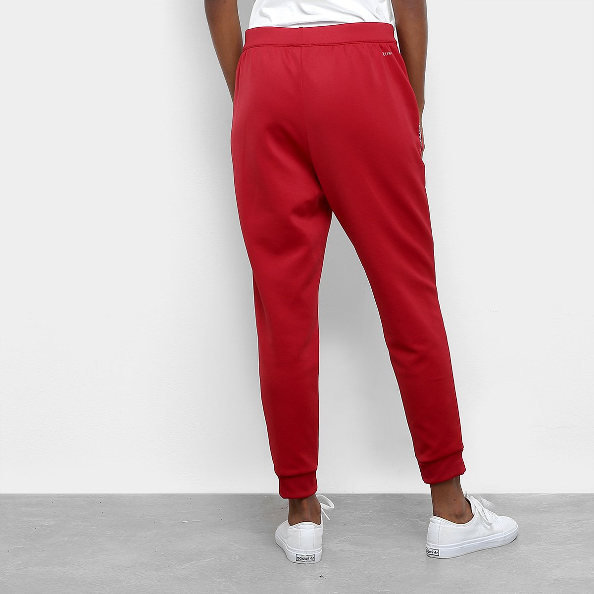 calça adidas feminina vermelha