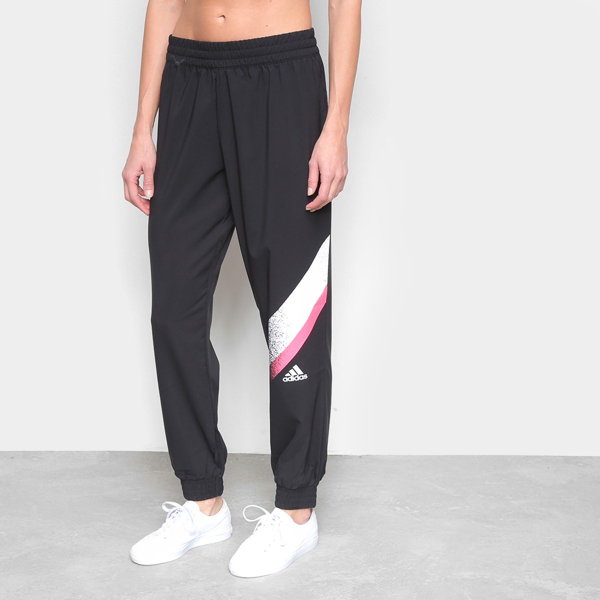 calça adidas preta feminina