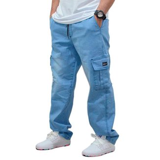 Calça Brack Jeans Regular Cargo Action Claro