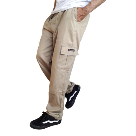 Skatista Calça Cargo Larga Calça Larga Calça Thai Masculina