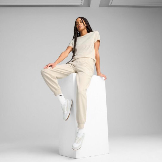 Calça de Moletom ESS SCRIPT Comfort Feminina