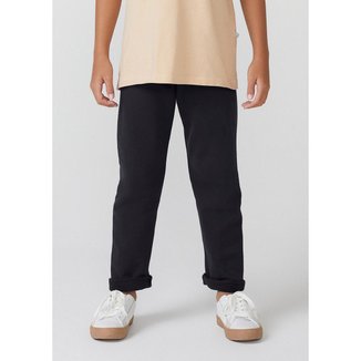 Calça Infantil Hering em Moletom Reta Masculina