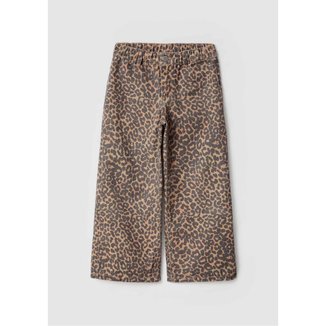 Calça Infantil Menina Em Sarja Animal Print Hering Kids