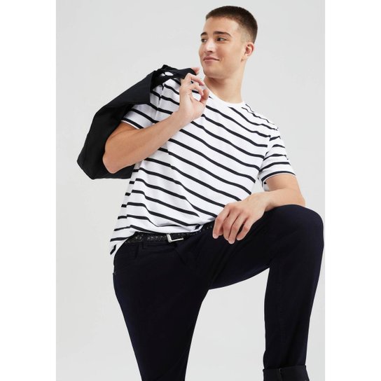 Calça Jeans Hering Básica Slim Com Elastano Masculina