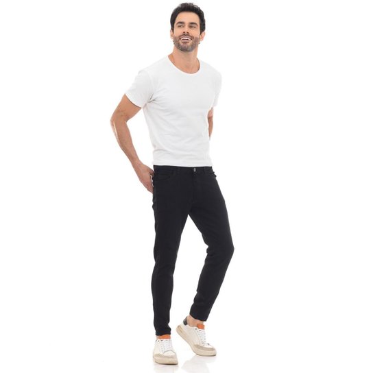 Calça jeans Masculina Skinny Black Street PremiumII -