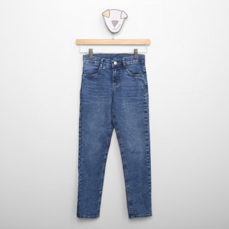 Calça Jeans Skinny Infantil Hering Kids Com Elastano Menina