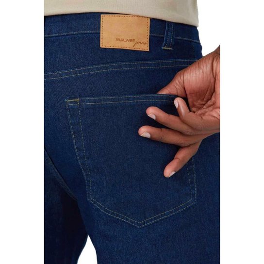 Calça Jeans Tradicional Masculina Malwee - AZUL - 48