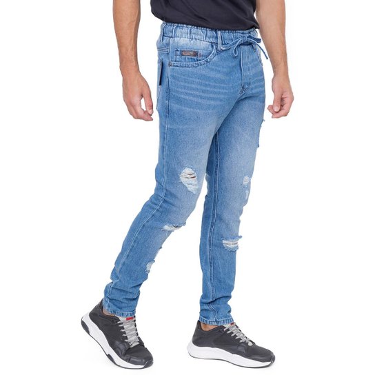 Calça Jogger Fatal Jeans Destroyed Masculina