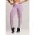 Calça Legging com Elástico Cintura Alta Feminina Poliamida Mvb Modas - Lilás