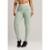 Calça Legging Cós de Vira Cintura Alta Feminina Poliamida Mvb Modas - Verde