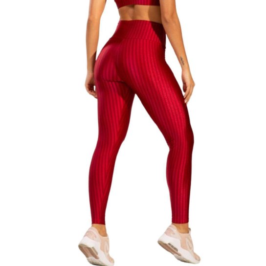 Calça Legging de Academia New Zig 3D Serra e Mar Kit Com Duas Cores Roupa de Treino Moda Fitnees