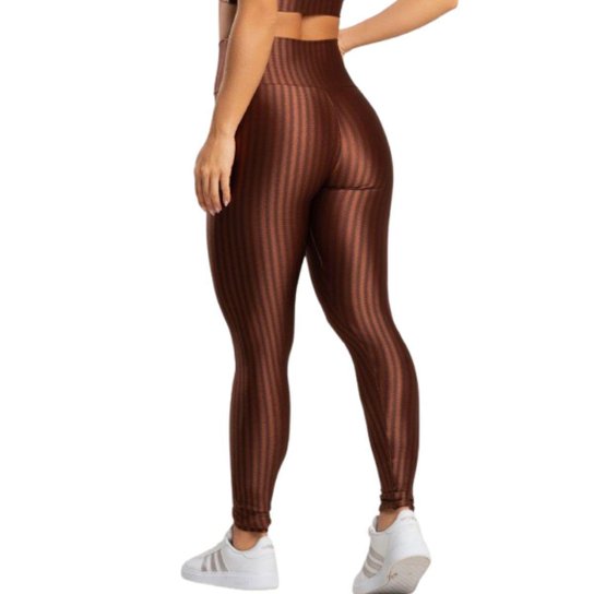 Calça Legging de Academia New Zig 3D Serra e Mar Kit Com Duas Cores Roupa de Treino Moda Fitnees