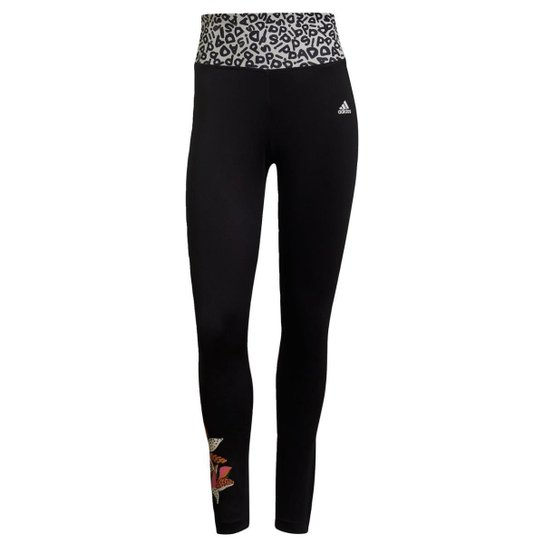 Calça Legging FARM Rio Feel Brilliant AEROREADY High-Rise Adidas