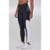Calça Legging Feminina Authen Essential Running Flight - Preto+Branco