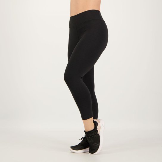 Calça Legging Fila Flat Life II Logo Feminina Preta