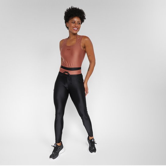 Calça Legging Fila Studio Gloss Mix Feminina