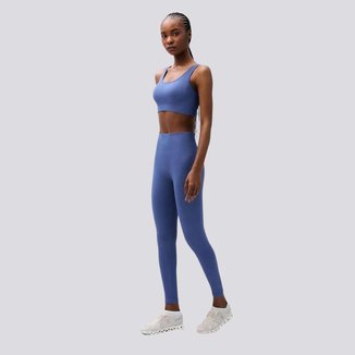 Calça Legging Hering Canelada Feminina Azul