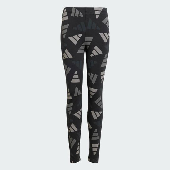 Calça Legging Infantil Adidas Seasonal Essentials Logo Celebration