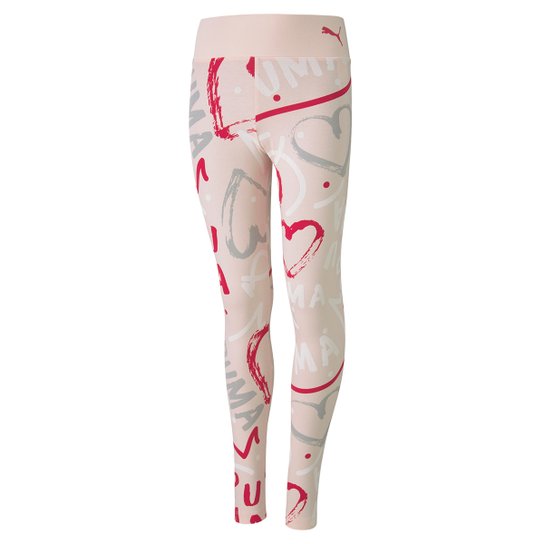 Calça Legging Infantil Puma Alpha AOP Feminina