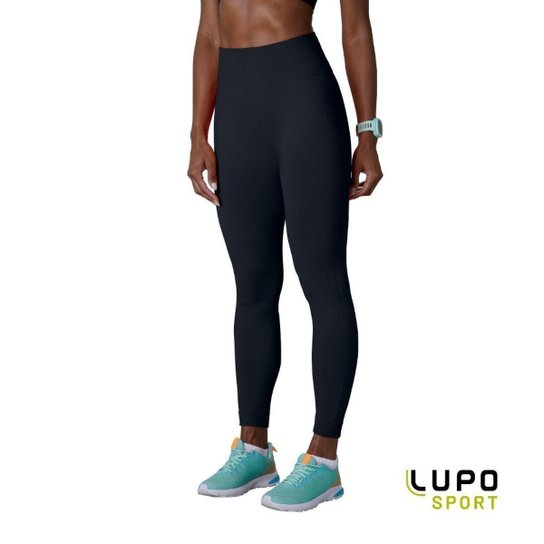 Calça Legging Lupo Adulta Feminina Fitness Básica Cós Com Silicone Sem Costura Sport Academia