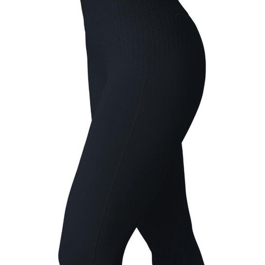 Calça Legging Lupo Adulta Feminina Fitness Básica Cós Com Silicone Sem Costura Sport Academia