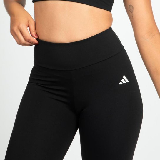 Calça Legging Treino De Poliamida Adidas