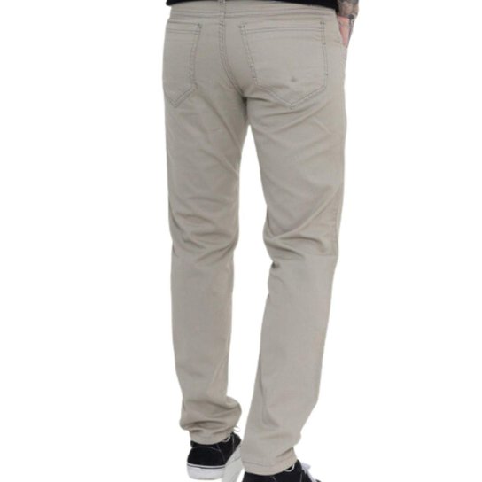 Calça Masculina Sarja Confortável Premium Tendência Street