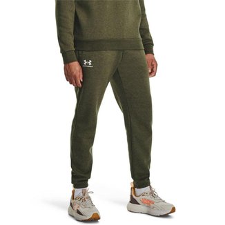 Calça Masculina Under Armour Essential Fleece M Verde