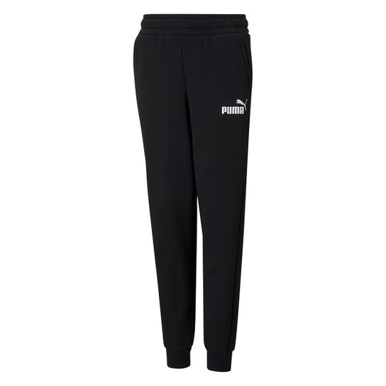 Calça Moletom Juvenil Puma Essentials Logo Pants Masculina
