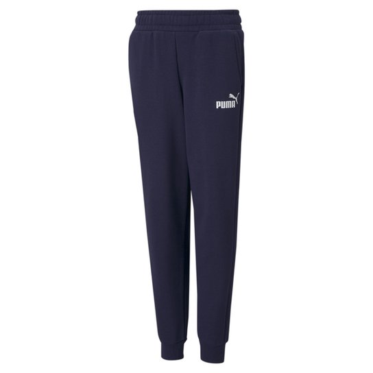 Calça Moletom Juvenil Puma Essentials Logo Pants Masculina