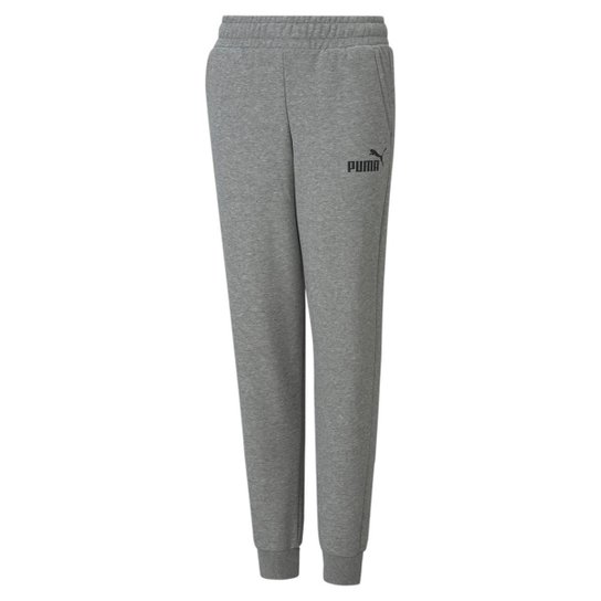 Calça Moletom Juvenil Puma Essentials Logo Pants Masculina