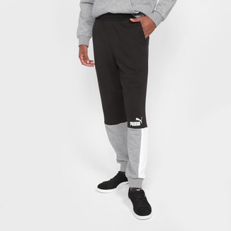 Calça Moletom Puma Ess+ Block Masculina