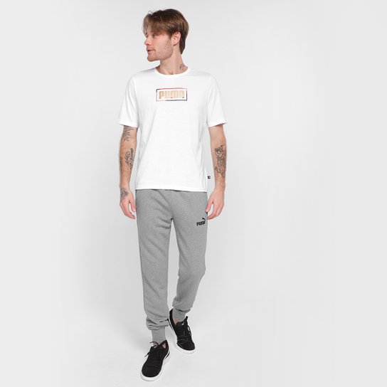 Calça Moletom Puma Essential Slim Tr Masculina