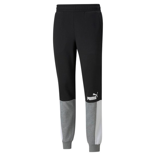 Calça Moletom Puma Essentials Block Masculina