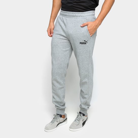 Calça Moletom Puma Essentials Logo Fleece Cl Masculina