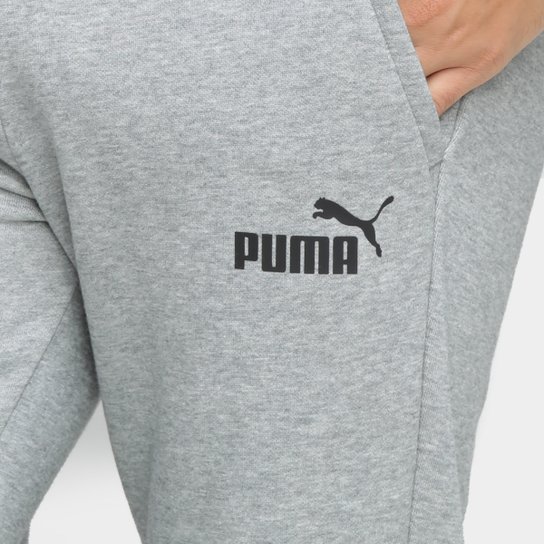 Calça Moletom Puma Essentials Logo Fleece Cl Masculina