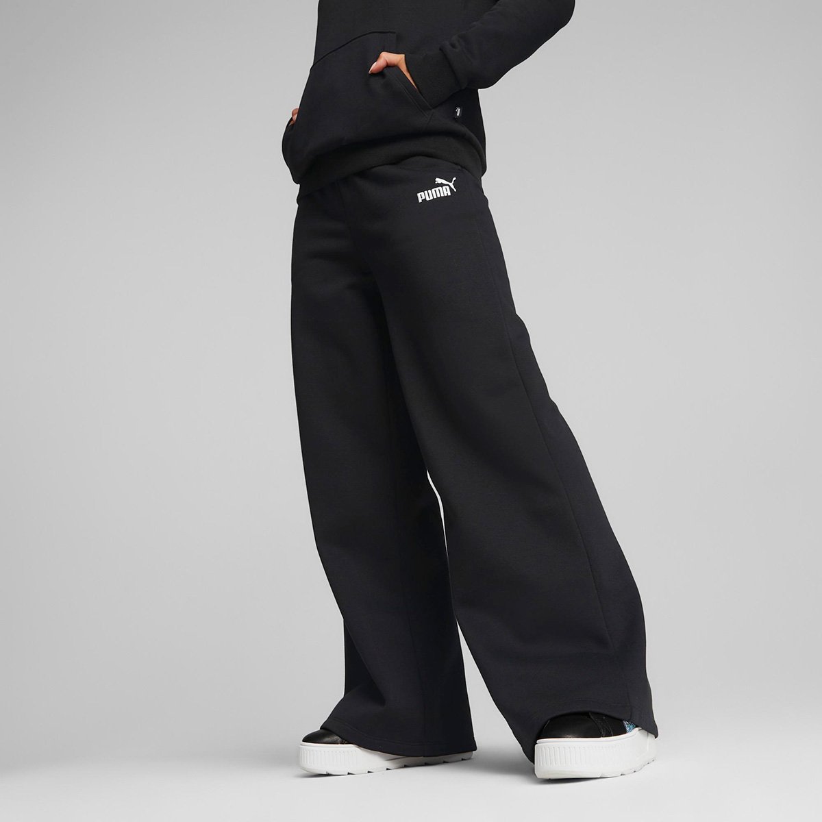 Linho Calça De Moletom Flare Pants Calça Moletom Flare Calça