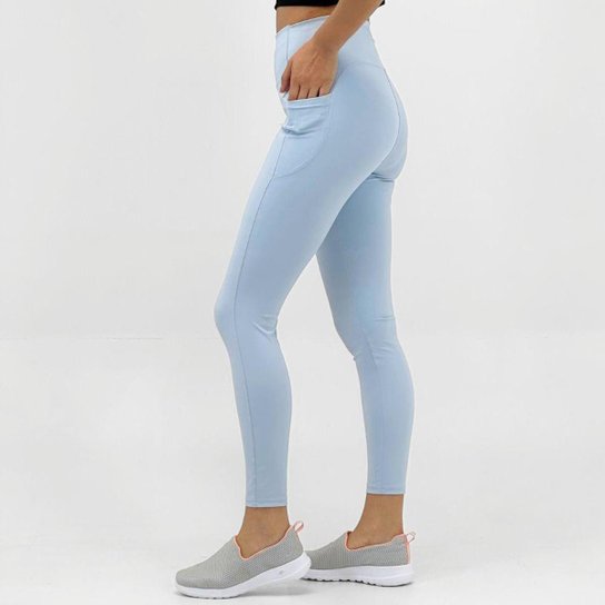Calça Pacific Blue Legging com Bolsos Feminina