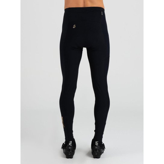 Calça Para Ciclismo Masculina Preta Golden Savancini