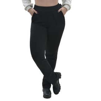 Calça reta Peluciada com bolso Dicors