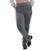 Calça reta Peluciada com bolso Dicors - Cinza