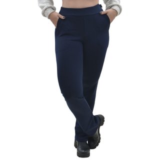 Calça reta Peluciada com bolso Dicors