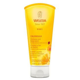 Calêndula Body Wash para o Bebê Weleda - Shampoo e Gel de Banho 200ml