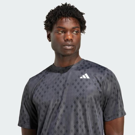 Camisa Adidas Estampada Club Tennis Climacool Masculina