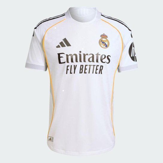 Camisa Adidas I Real Madrid 25/26 Authentic Masculina