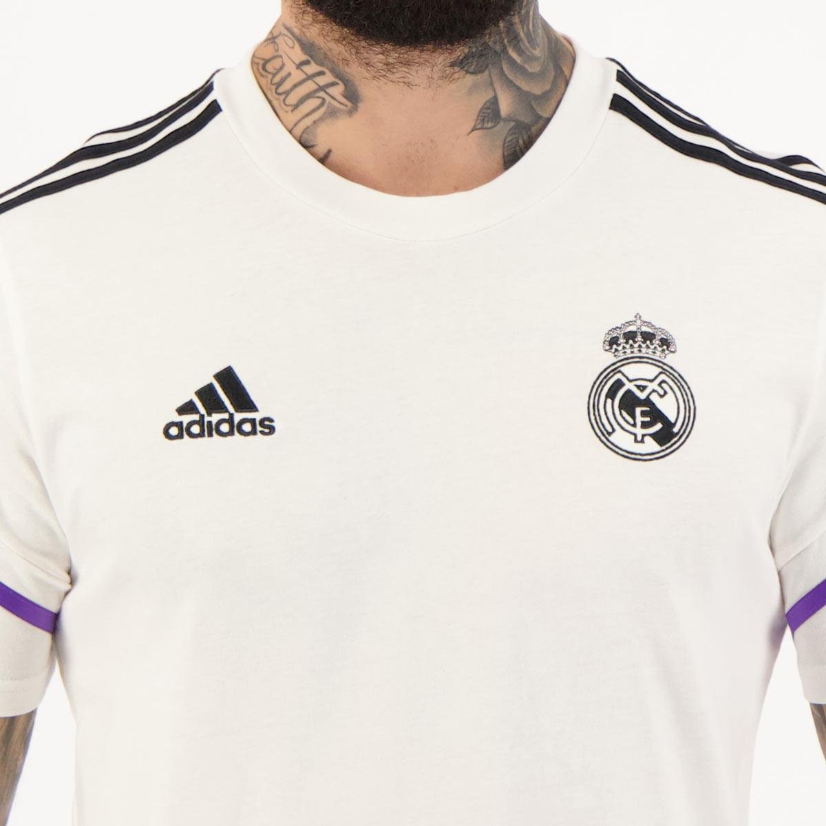 Camisa Adidas Real Madrid Treino 2023 Branca | Allianz