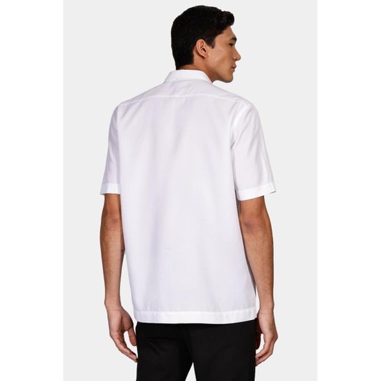Camisa Aramis Regular Ampla Liocel Ls Branco