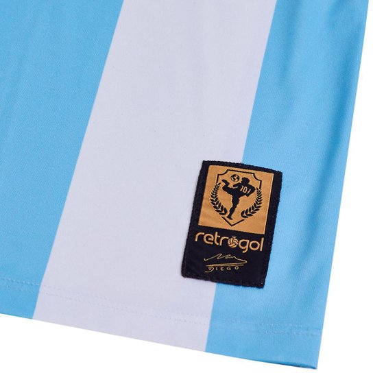Camisa Argentina Maradona Retrô 1986 Infantil Juvenil Unissex